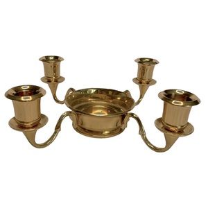 PARTYLITE Winchester Solid Brass Candle Holder